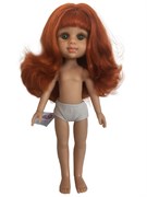 Кукла My girl (Моя девочка) рыженькая, без одежды, 35 см, Berjuan