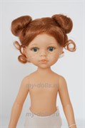 Кукла Кристи б/о, 32 см (без челки, два пучка, глаза зеленые), Паола Рейна
